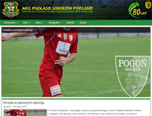 Tablet Screenshot of mkspodlasie.pl